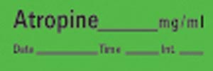 Timemed Anesthesia Drug Syringe Tape Labels An-1
