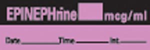 Timemed Anesthesia Drug Syringe Tape Labels An-6