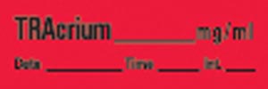 Timemed Anesthesia Drug Syringe Tape Labels An-95
