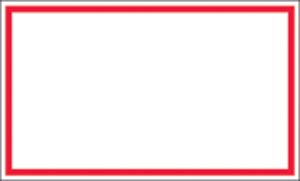 Timemed Red Border Tape Labels Rb-5112