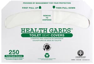 Hospeco Health Gards Recycled Toilet Seat Cover Green-2500