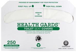 Hospeco Health Gards Recycled Toilet Seat Cover Green-5000