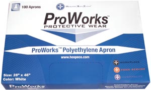 Hospeco Proworks Disposable Aprons Da-ap2846