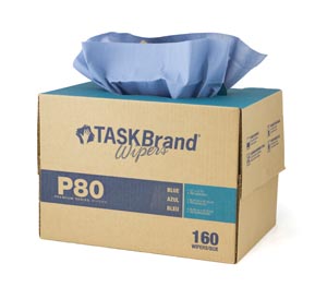 Hospeco Taskbrand Premium Series Wipes - Hydro Entangled Spunlace N-p080itb