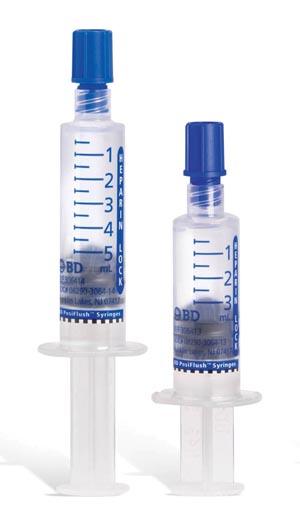 Bd Posiflush Heparin Lock Flush Syringes 306413