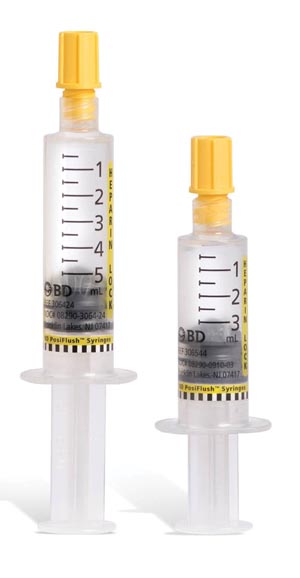 Bd Posiflush Heparin Lock Flush Syringes 306423