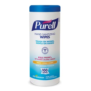 Gojo Purell Sanitizing Hand Wipes 9111-12