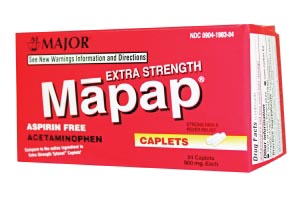 Major Analgesic Caplets 100443