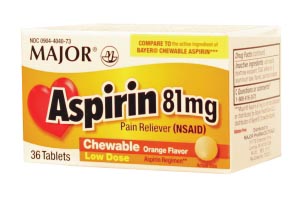 Major Aspirin Tablets 700317