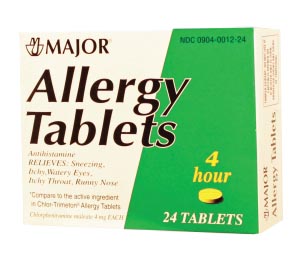 Major Allergy Tablets 700790