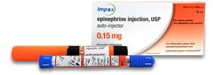 Amneal Impax Generics Epinephrine Auto-injector 00115169549