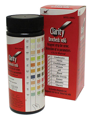 Clarity Diagnostics Urinalysis Dtg-10sg