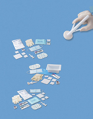 Busse Central Line Kit With Chloraprep One-step Applicator & Tegaderm Dressing 835