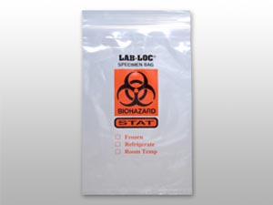 Elkay 3-wall Specimen Transfer Bags Lab20609stat