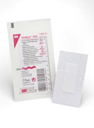 3m Medipore +pad Soft Cloth Adhesive Wound Dressing 3564