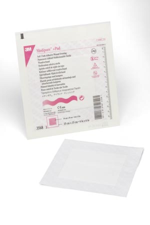 3m Medipore +pad Soft Cloth Adhesive Wound Dressing 3568