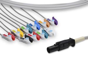 Cables And Sensors Direct-connect Ecg Cables K10-bk3-p0