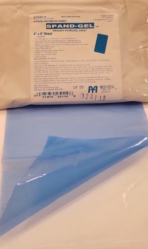 Medi-tech International Spand-gel Hydrogel Sheets Sphsa6