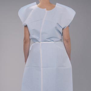 Tidi Tissue Poly Tissue Patient Gown 910520