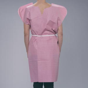 Tidi Tissue Poly Tissue Patient Gown 910536