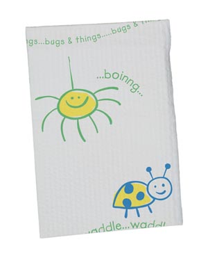 Tidi 2-ply Tissue/poly Towel & Bib 981413