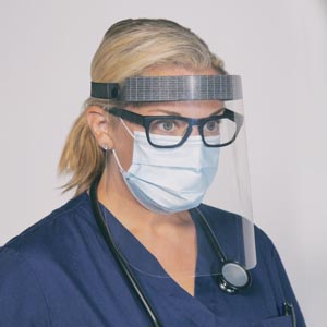 Tidi Grab 'n Go Foam Headband Face Shields Tidifs96